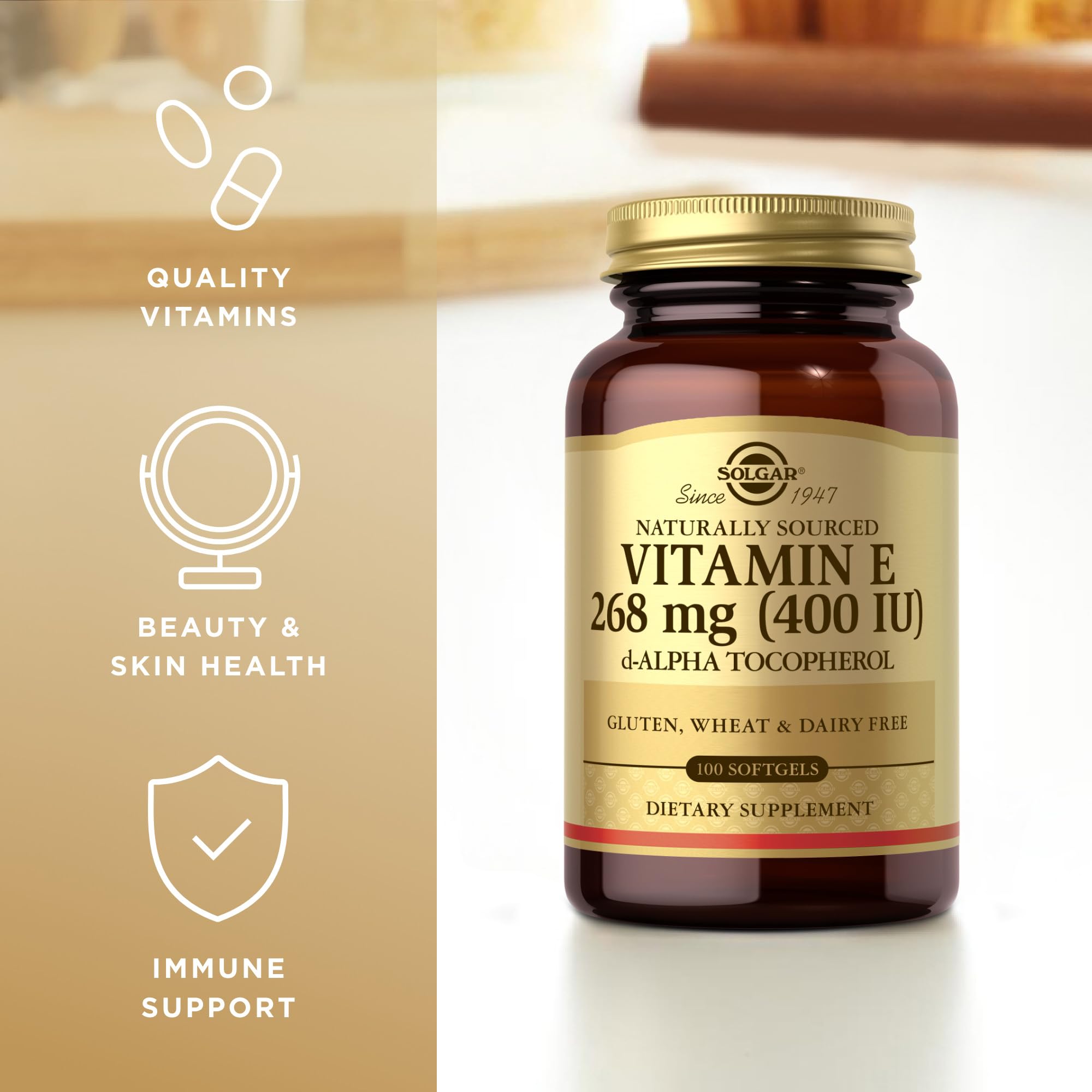 Vitamin E supporting immune health