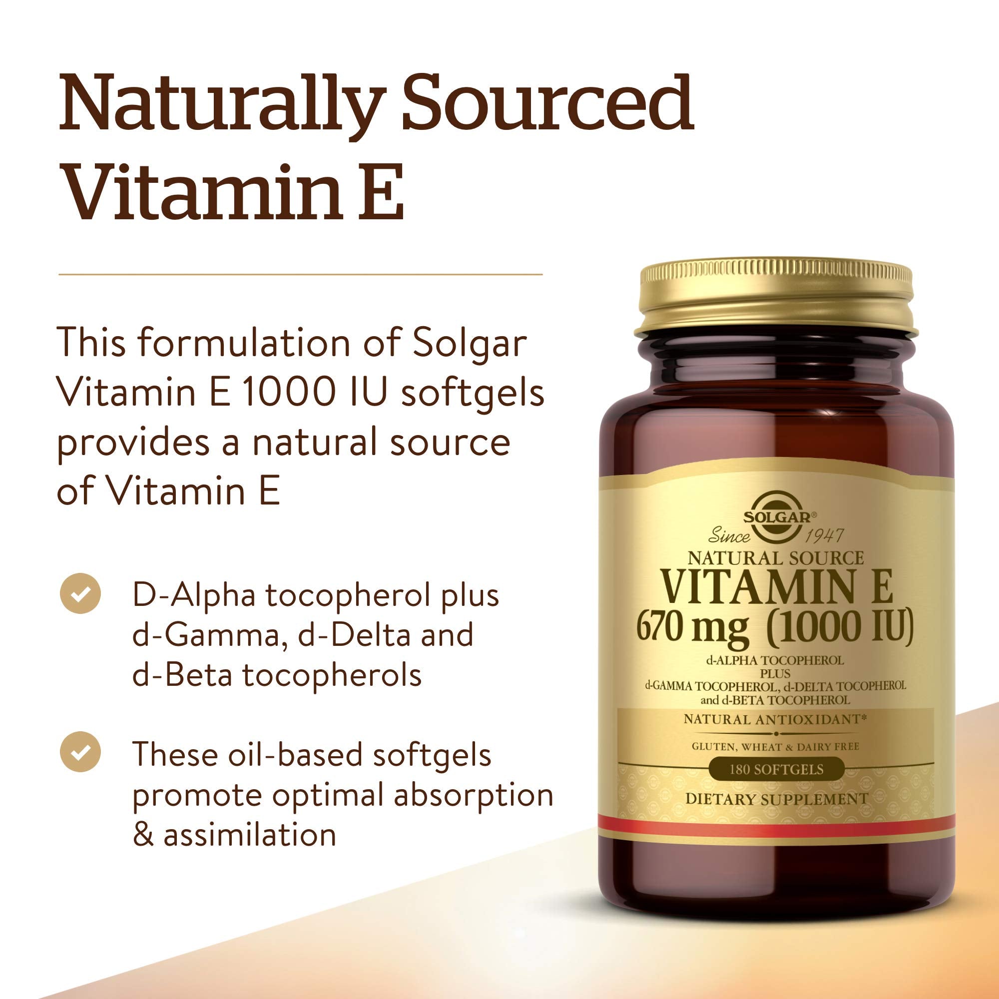 Graphic highlighting Vitamin E as a natural antioxidant for skin and immune support