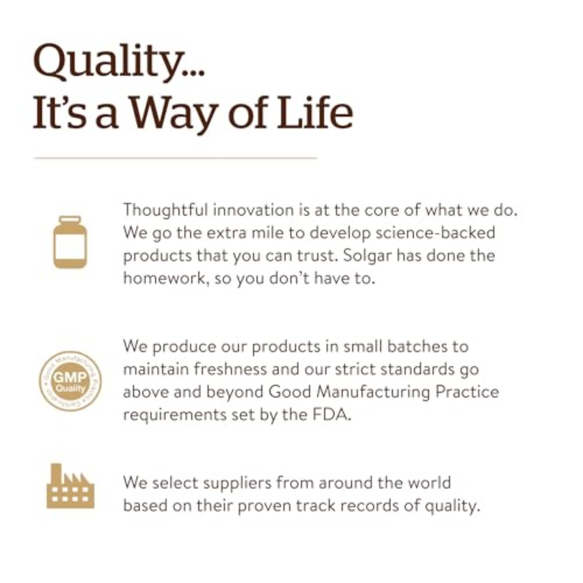 Solgar Zinc Picolinate non-GMO vegan gluten-free kosher