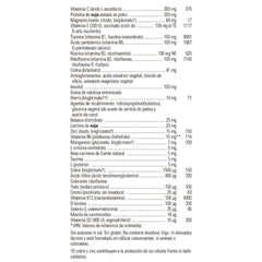 Close-up of Solgar VM-2000 label