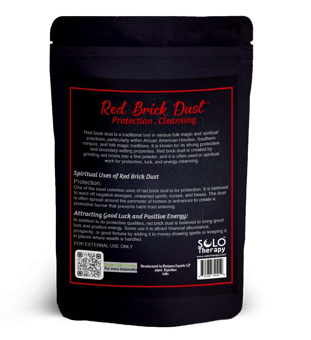 Red Brick Dust used for cleansing rituals in bath and mojo bags