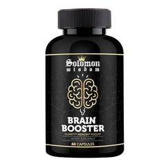 Solomon Wisdom Brain Booster bottle and packaging