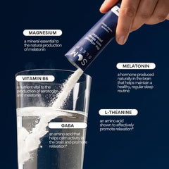 Som Sleep cherry powder in a stick packet