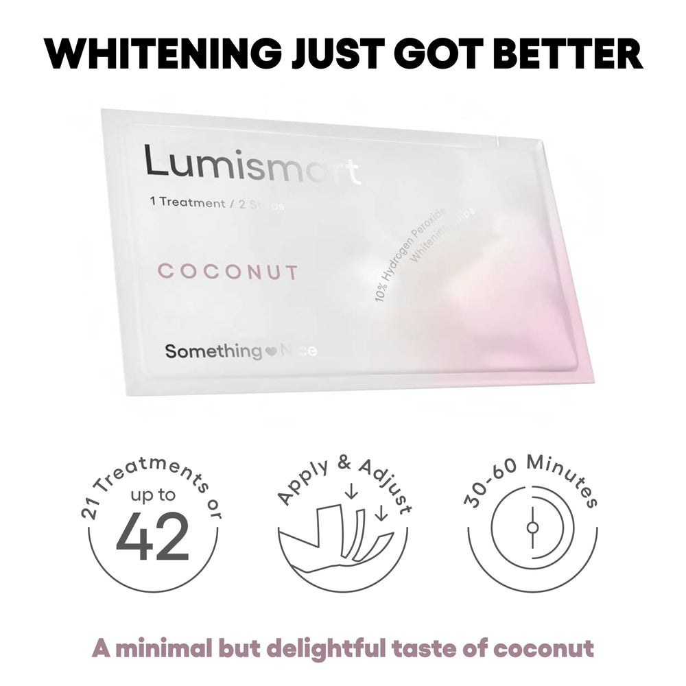 Watermelon flavor Something Nice Lumismart Whitening Strips packaging