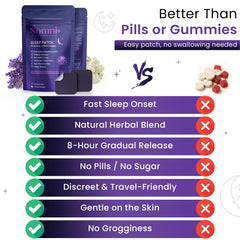 Label highlighting 5 mg melatonin and botanicals