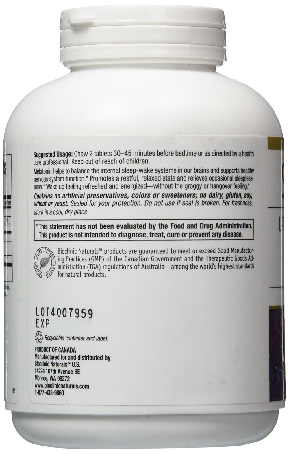 Somno Pro Tropical Breeze bottle and tablets