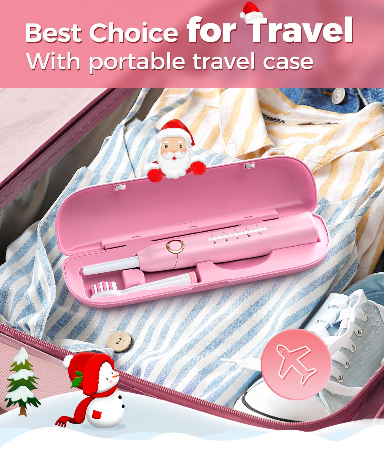 IPX7 waterproof design suitable for bathroom use