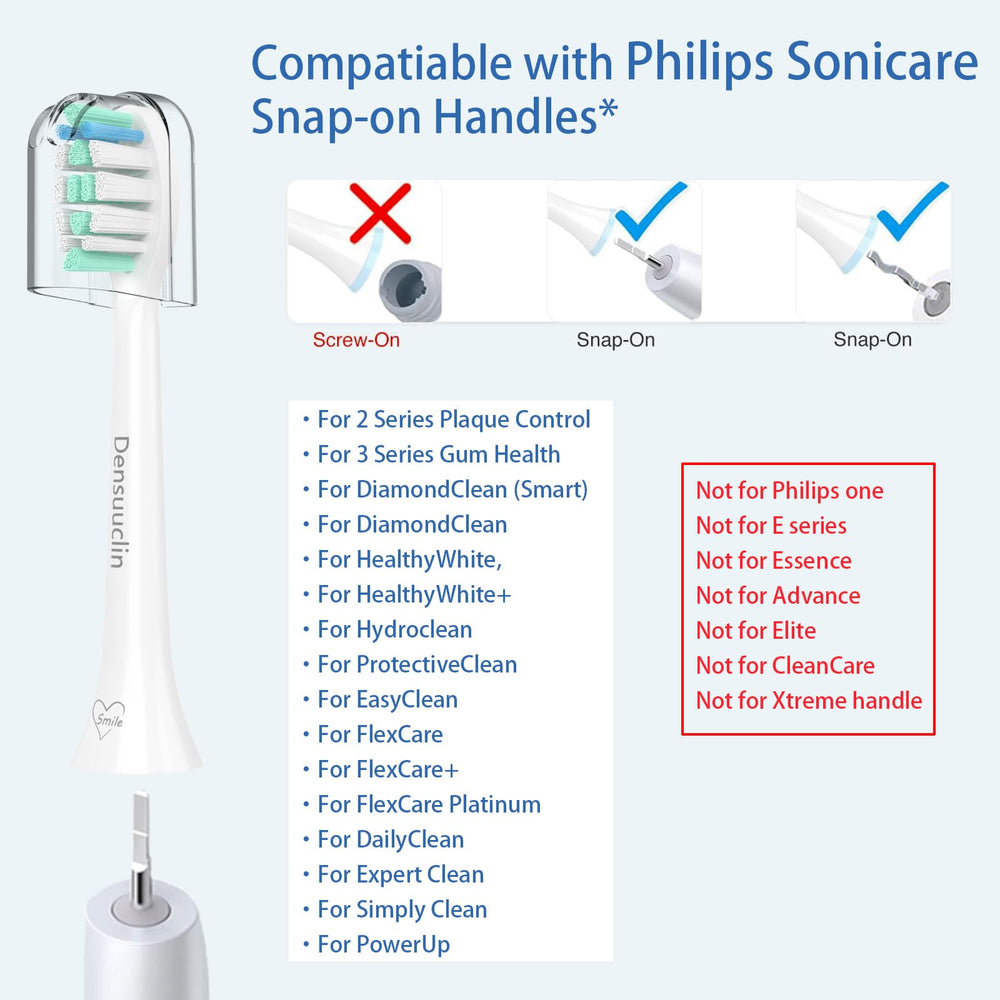 Compatibility with Philips Sonicare models like C1, C2, C3 and more