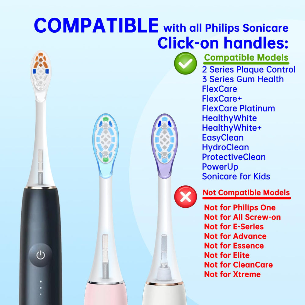 Close-up of soft DuPont bristles on Sonicare replacement head