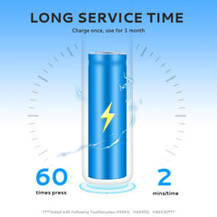 800mAh Philips Sonicare battery for HX6900 series