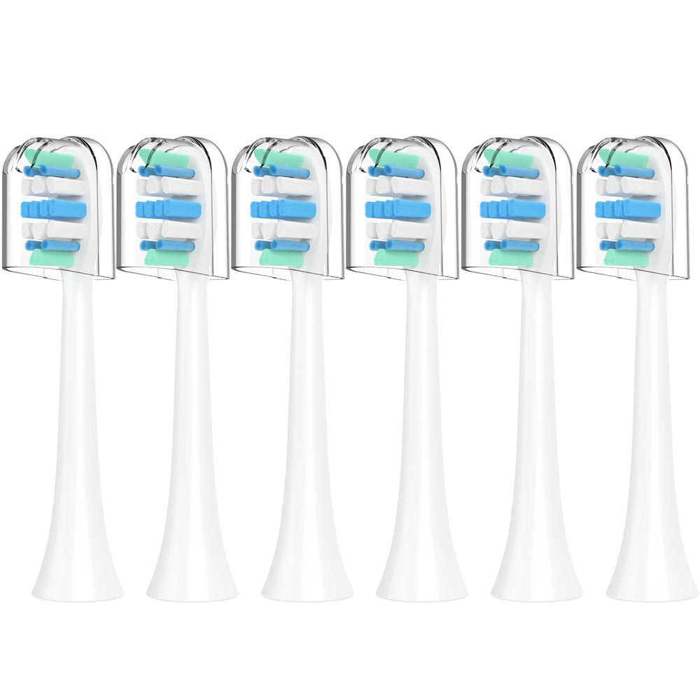Sonicare replacement heads C1 C2 G2 6-pack – angled view