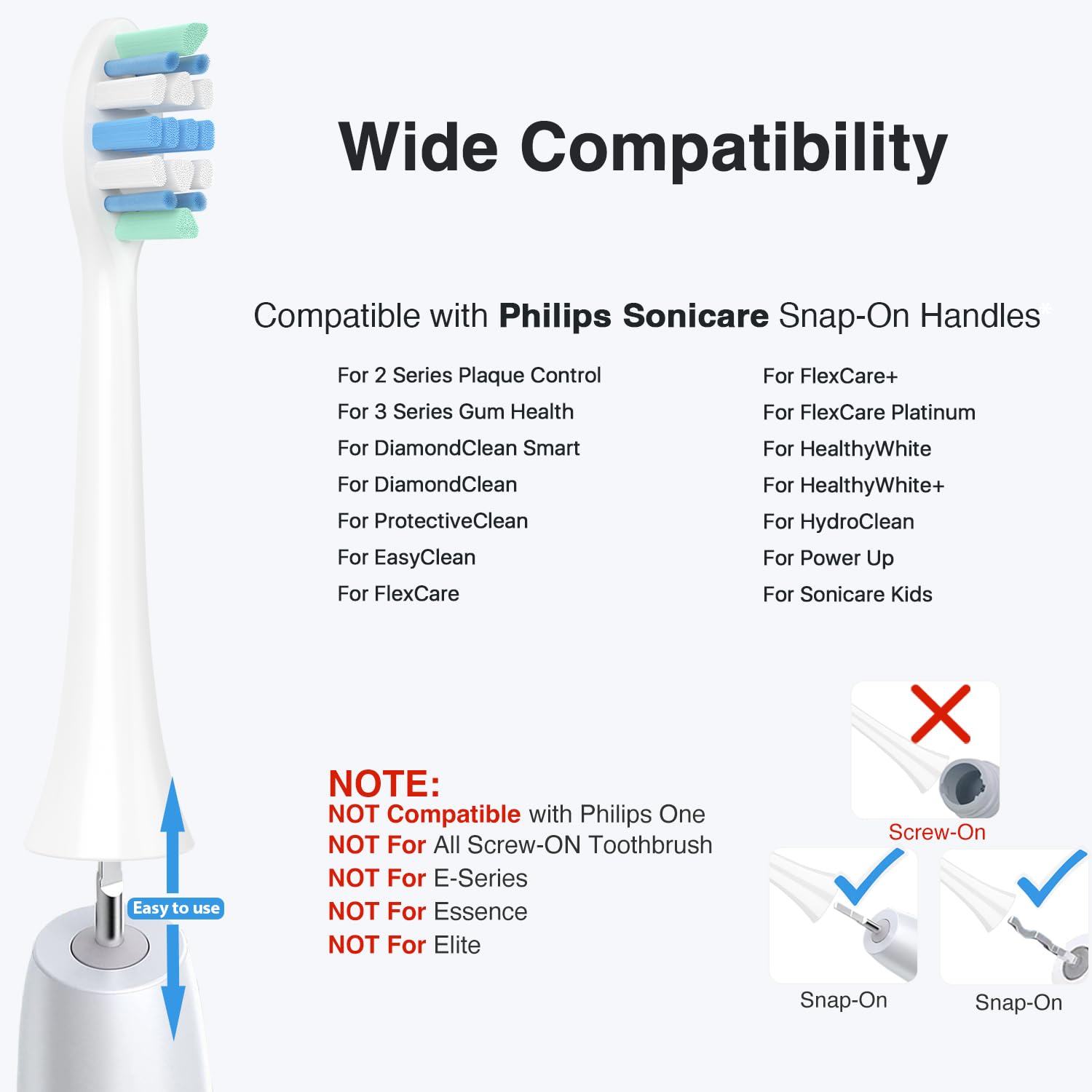 Close-up of dense DuPont bristles on Sonicare head