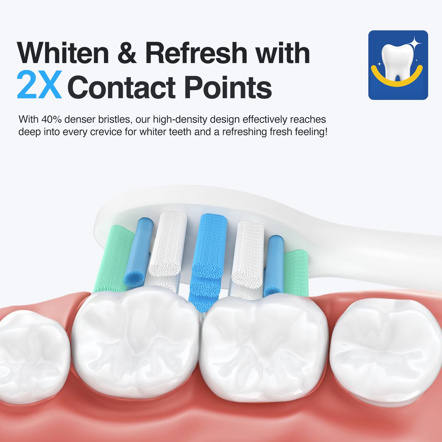 Internal anti-slip design detail of Sonicare head