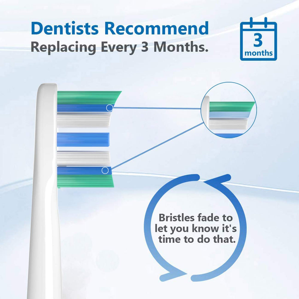 Internal anti-slip system in Philips Sonicare replacement heads