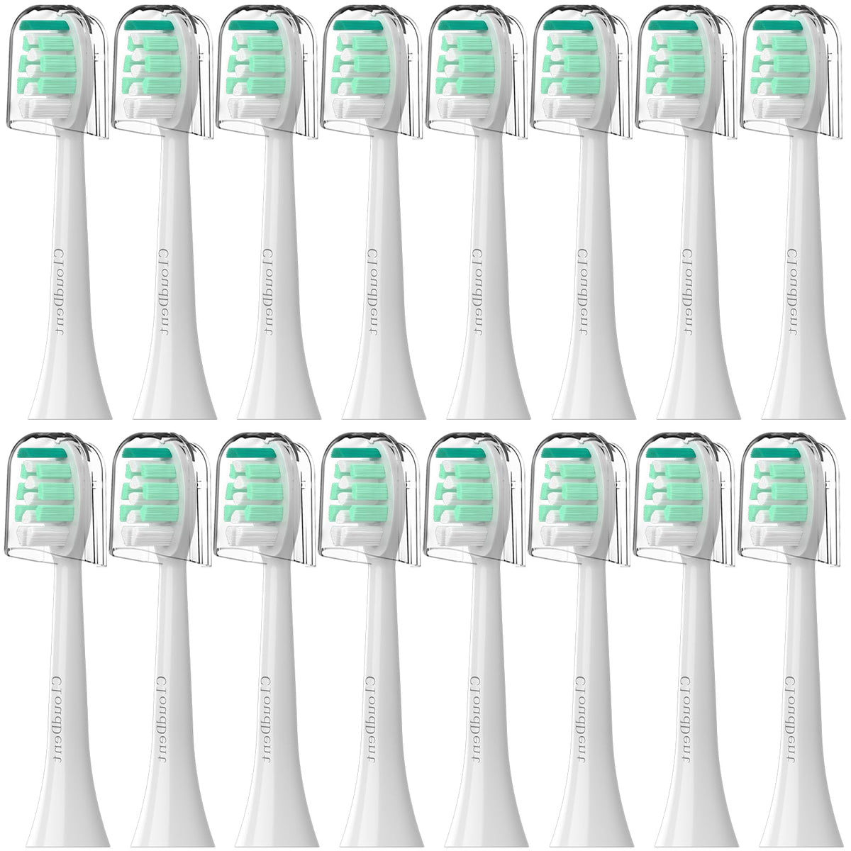 16-pack white Philips Sonicare replacement heads