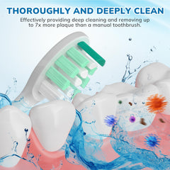 Soft bristles for Philips Sonicare 4100/5100/6100