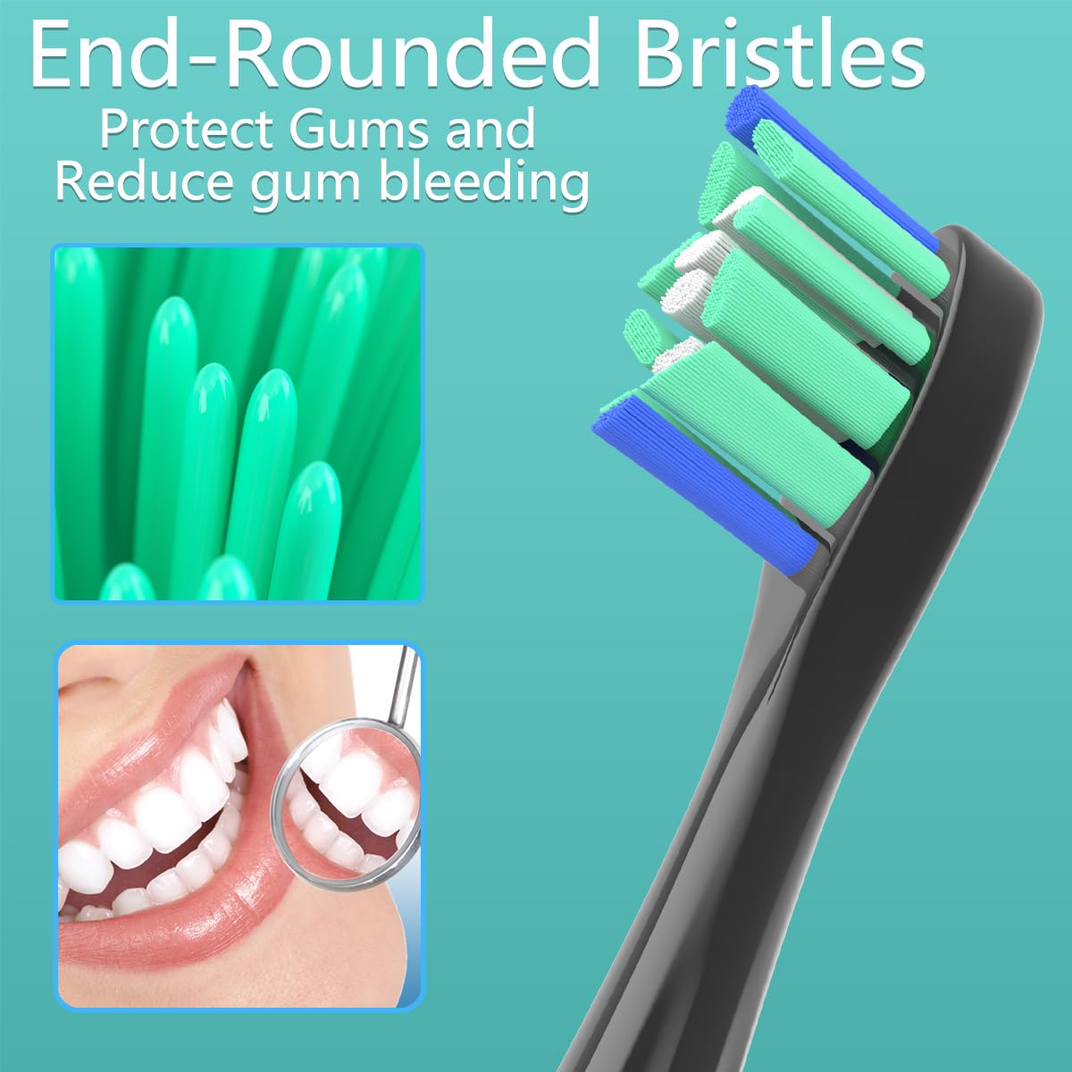 Protective hygienic cover for Sonicare replacement brush head