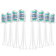 NEDIFON Philips Sonicare replacement heads 8-pack compatible with 4100/5100/6100 HX9023 G2 — front view
