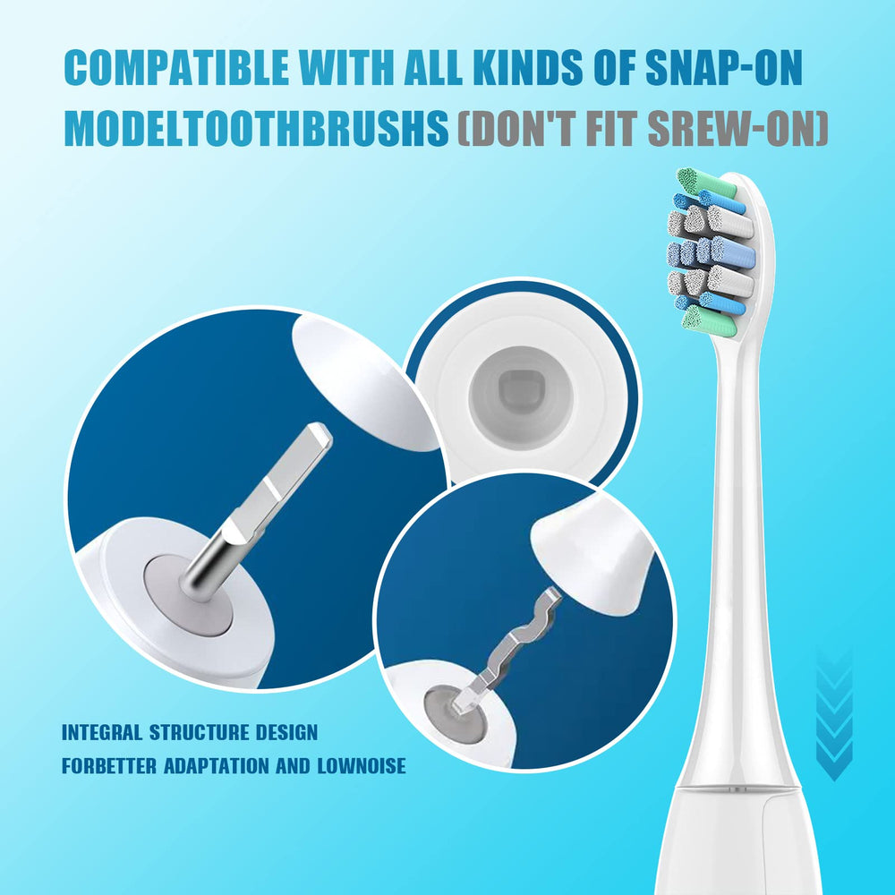 Includes hygienic storage and travel caps