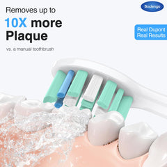 Bristle detail of Sonicare replacement heads