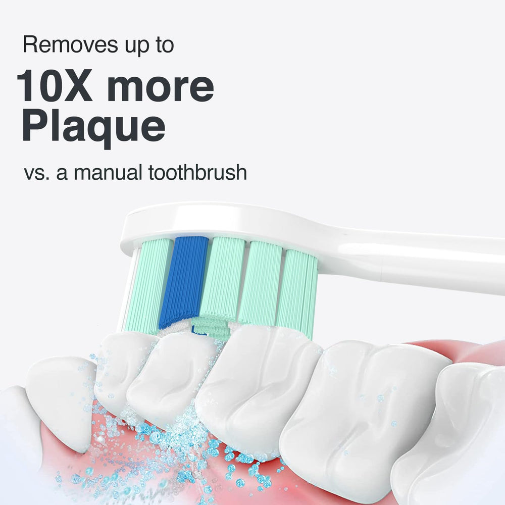 Uniquely curved long-tip design for hard-to-reach areas
