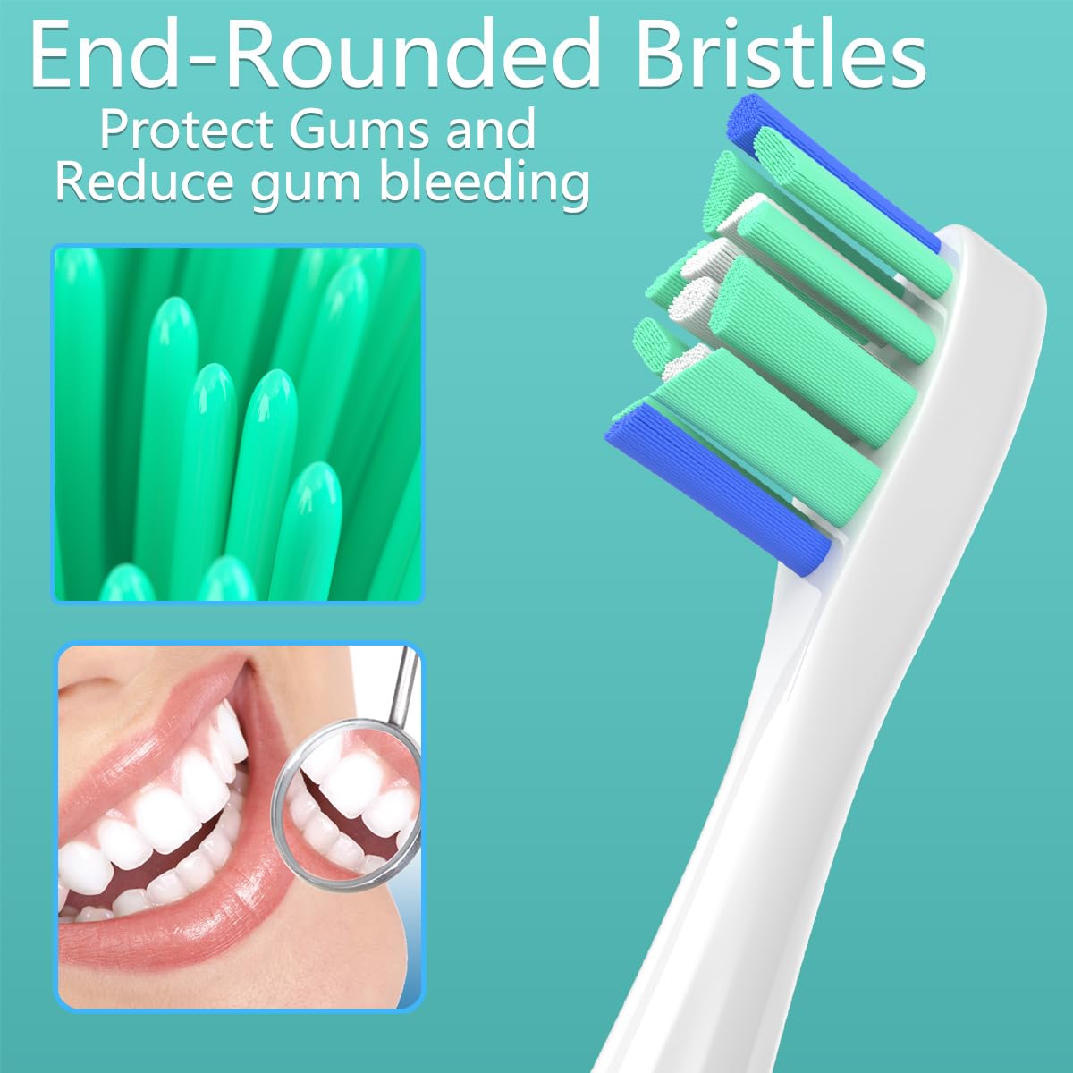 Hygienic protective cover included with Sonicare brush head
