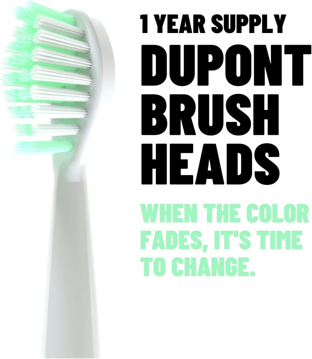 SonicPower toothbrush kit white with 2-minute timer display