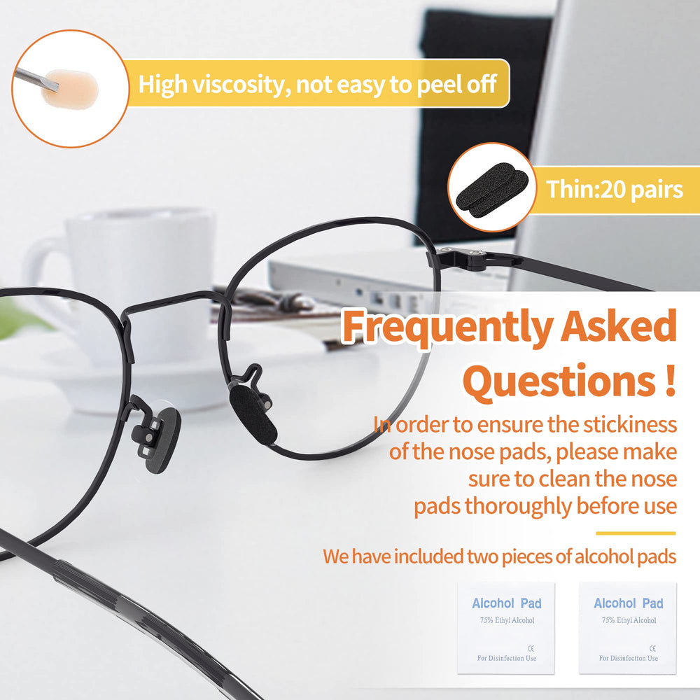 SooGree 1mm beige D-shaped nose pads