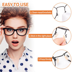 Nose pads shapes include oval, D-shaped and teardrop