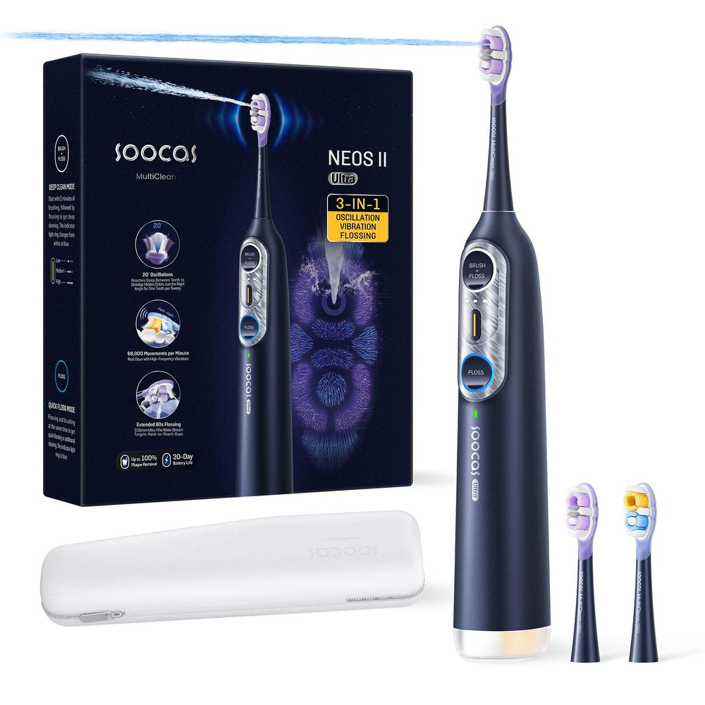 Soocas NEOS II Ultra Midnight Blue handle