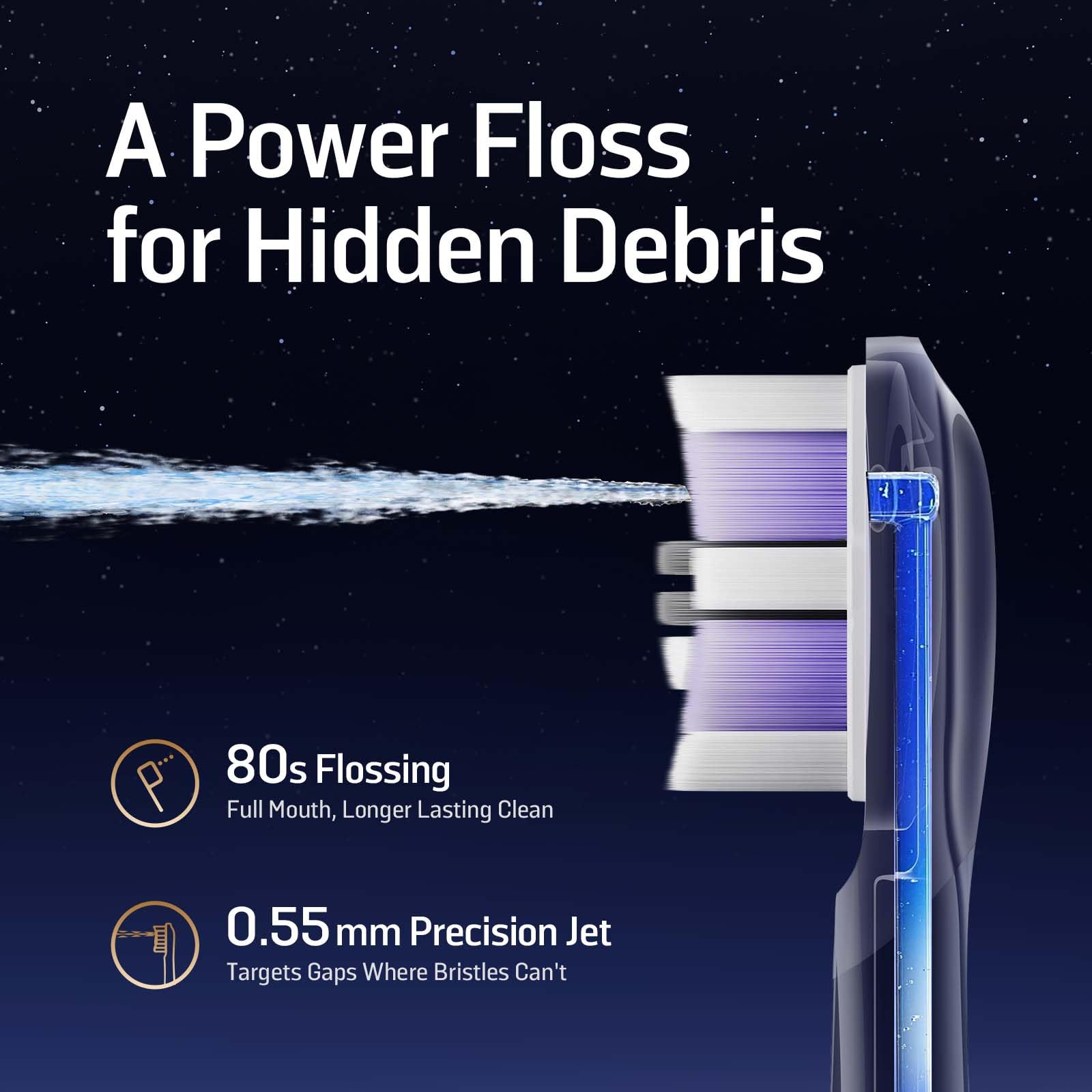 Ultra Soft Head attachment for sensitive gums