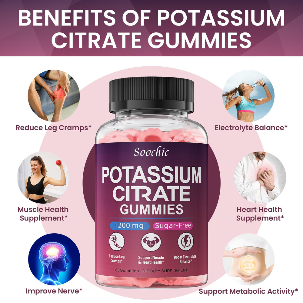 Vegan and gluten-free potassium citrate gummies packaging