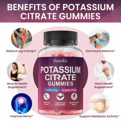 Vegan and gluten-free potassium citrate gummies packaging