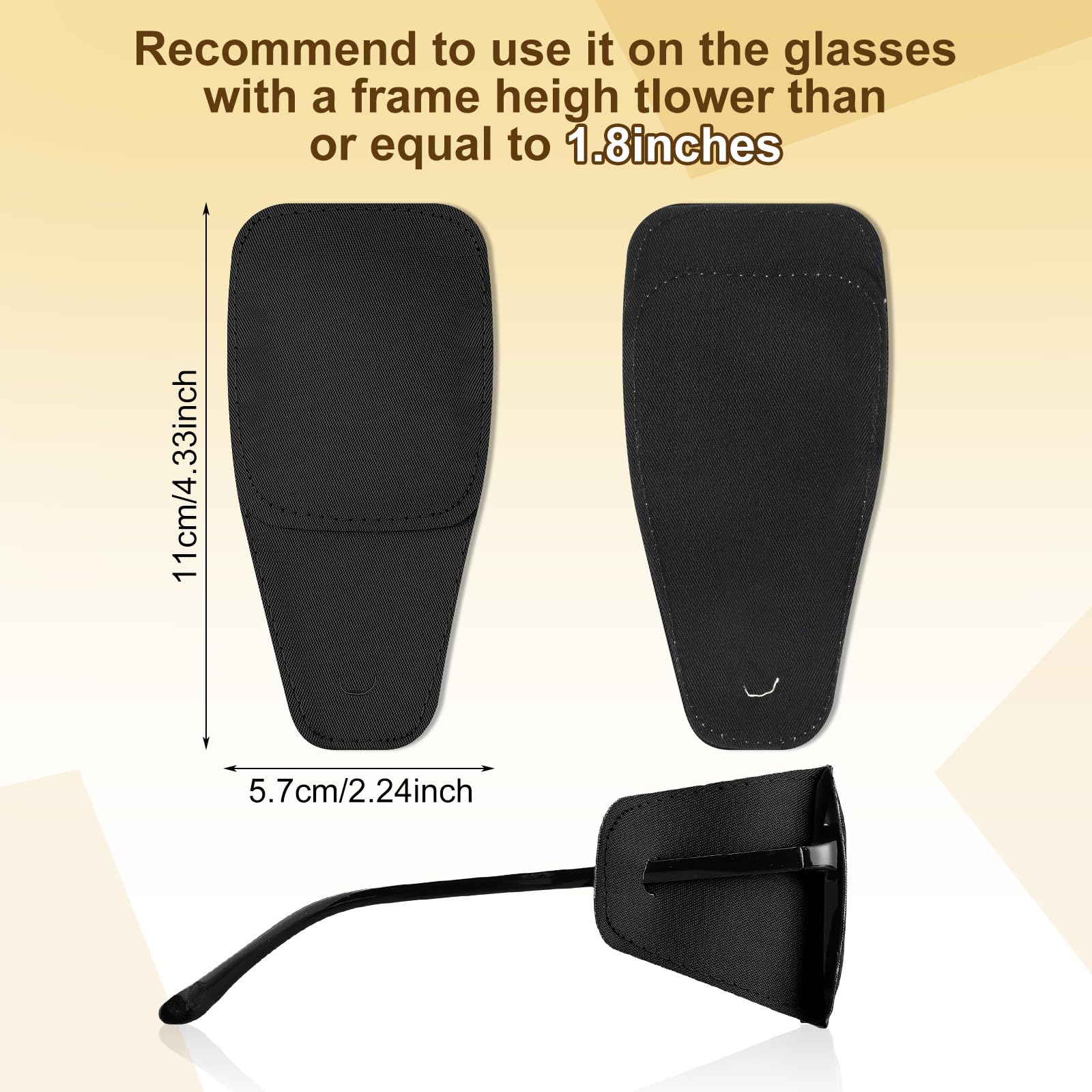 Package of 16 eye patches for adults in mixed colors