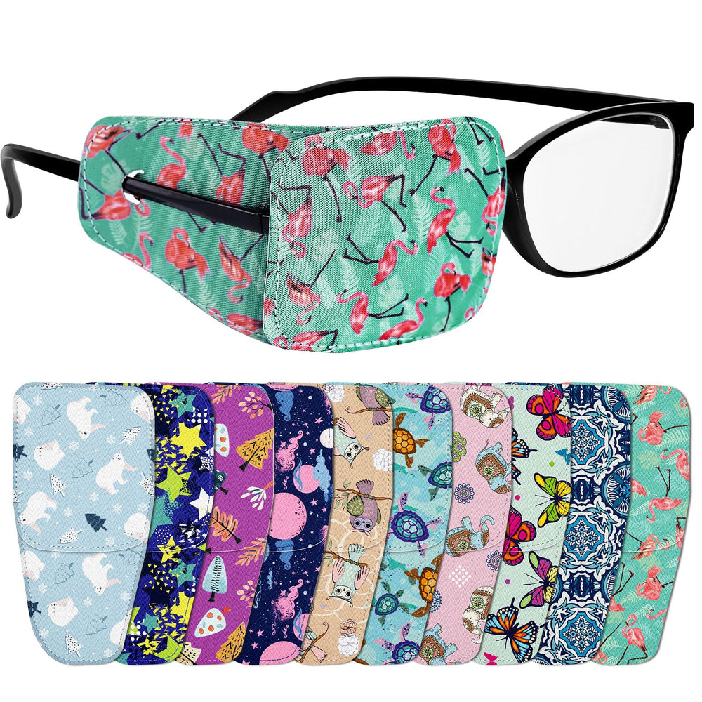 Assorted Sosation eye patches for adults — natural style patterns