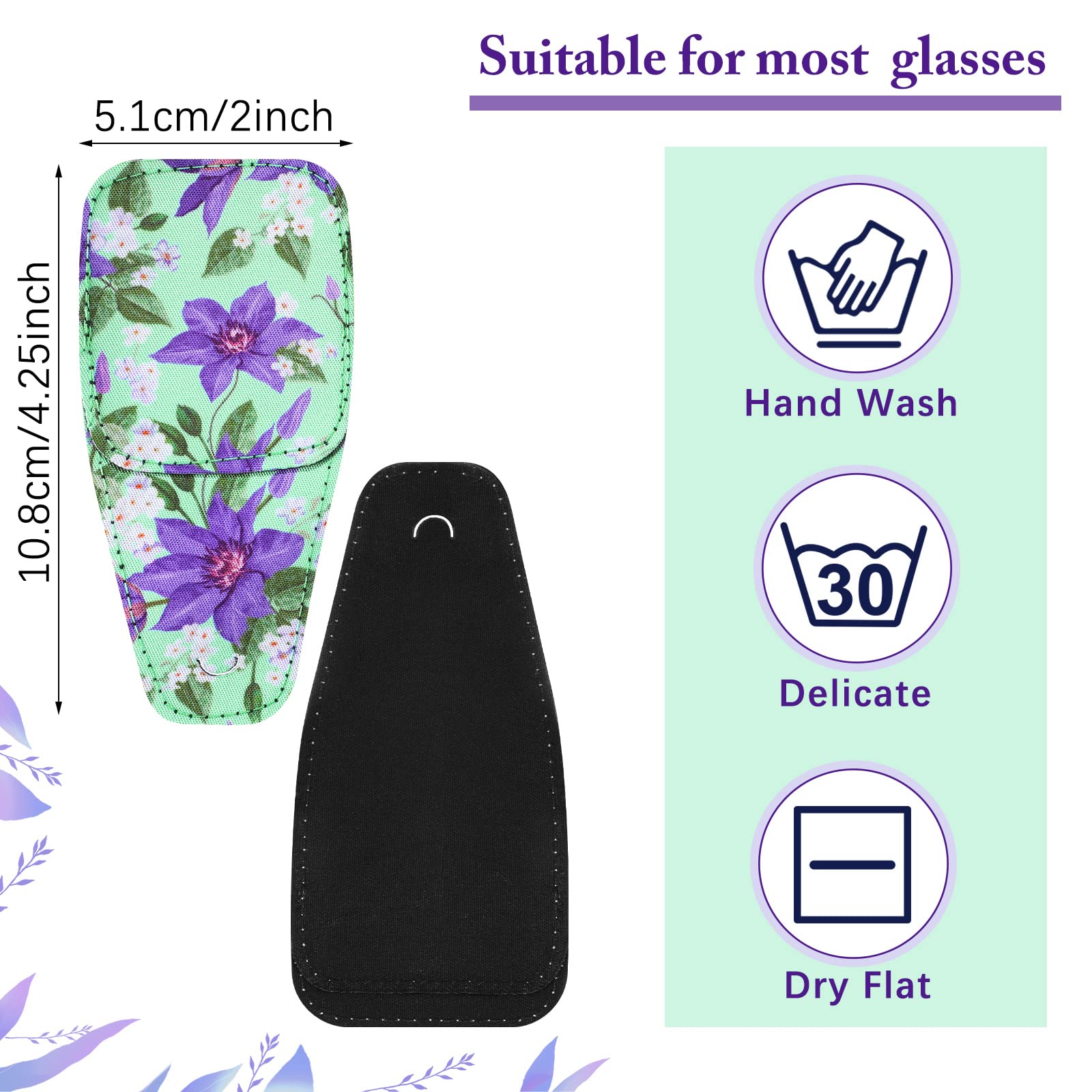 Soft polyester cotton twill eye patches for glasses