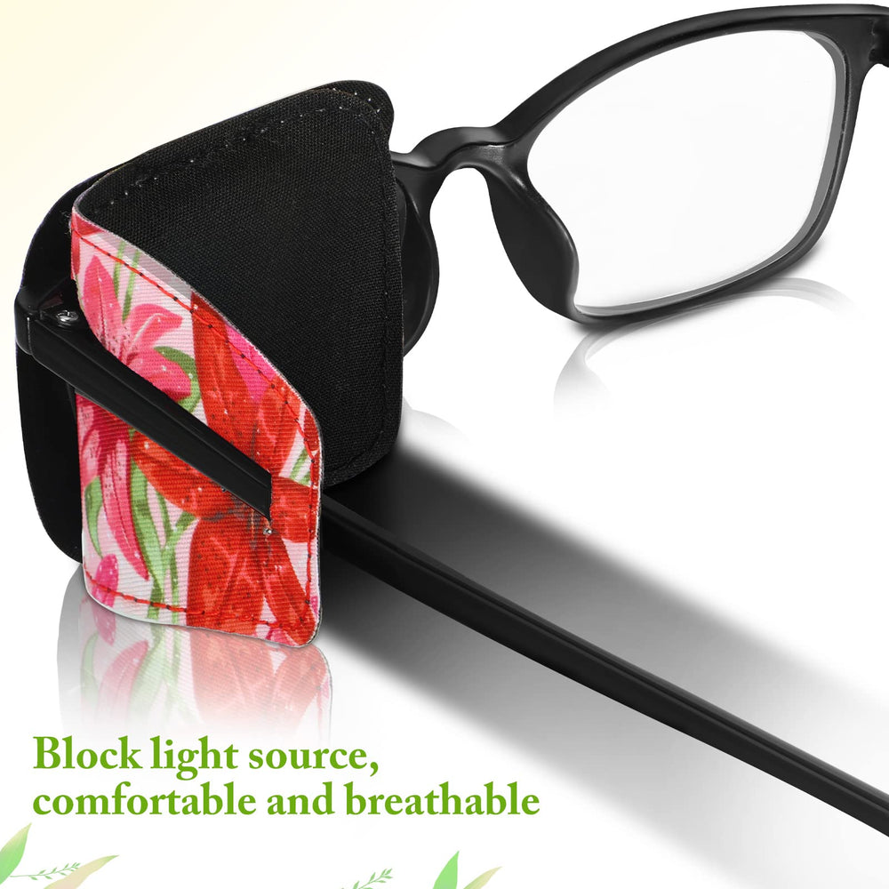 Patch size approx 10.8 x 5.1 cm to fit most glasses
