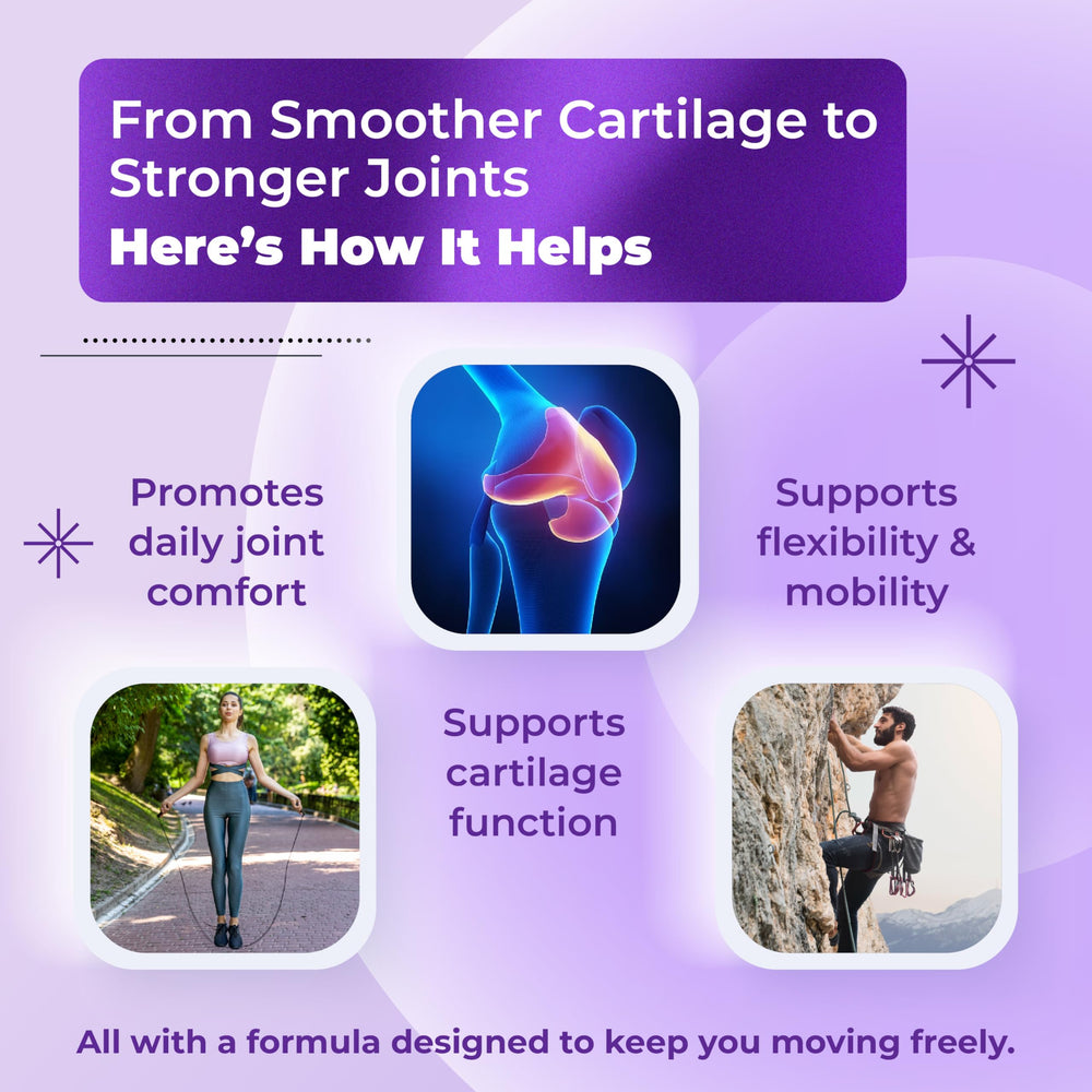 Graphic of the nine key joint-support ingredients