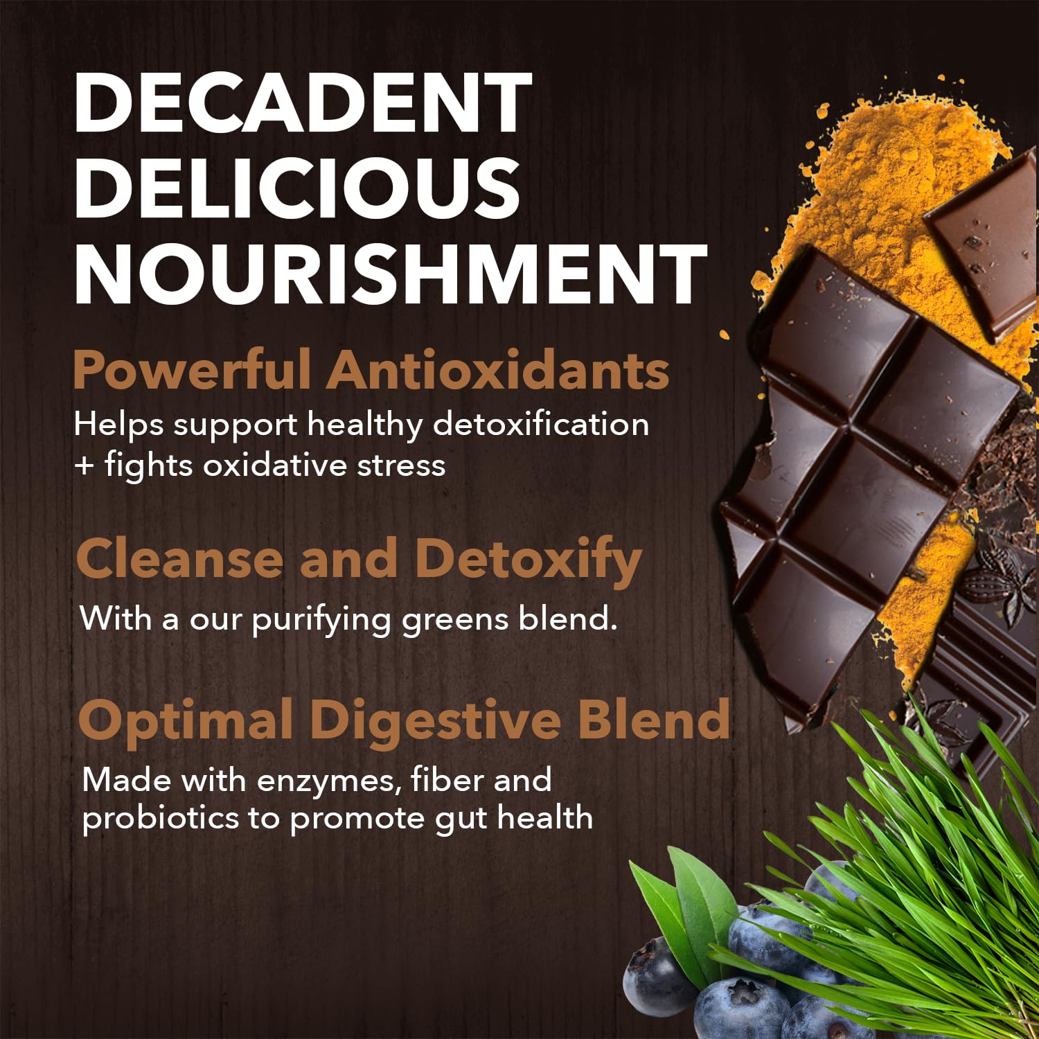 Cacao Greens organic superfoods ingredients mix