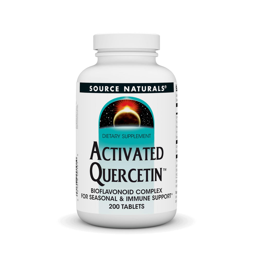 Source Naturals Activated Quercetin 200 Vegetarian-Friendly tablets bottle