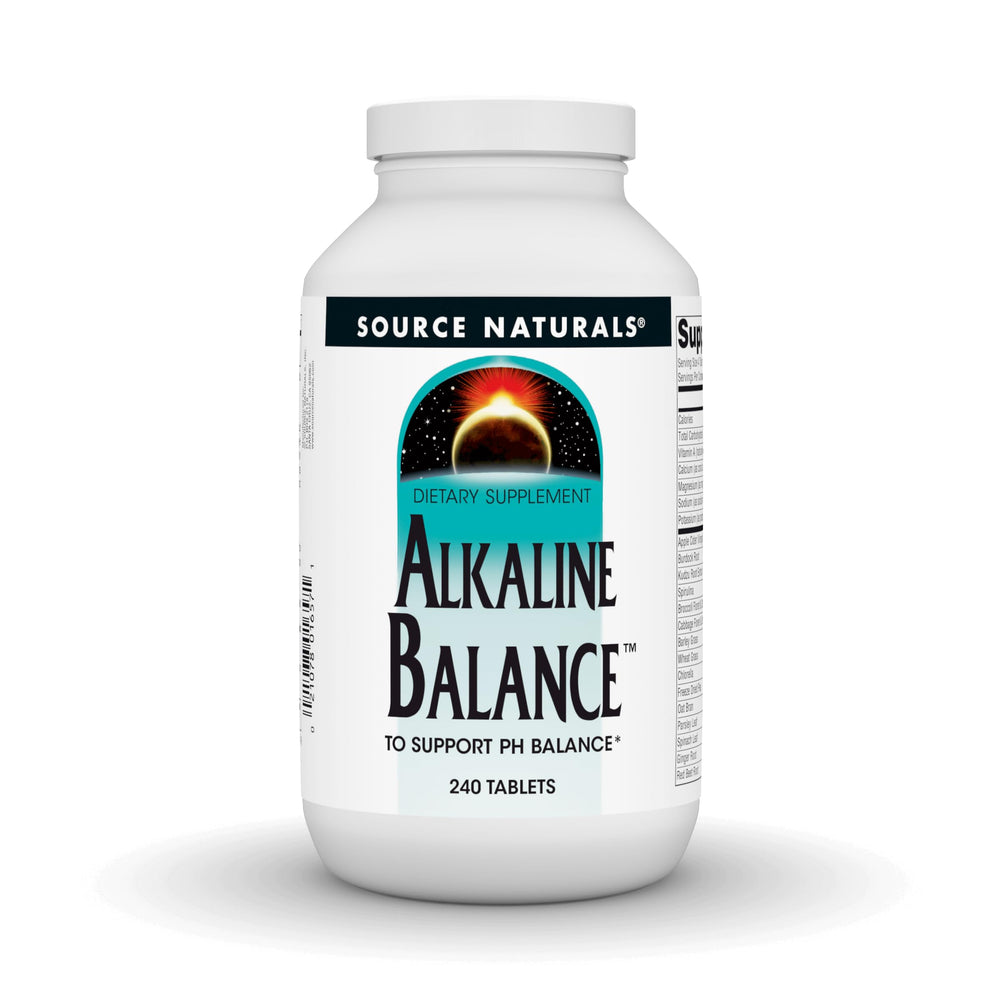 Source Naturals Alkaline Balance 240 tablets bottle front view