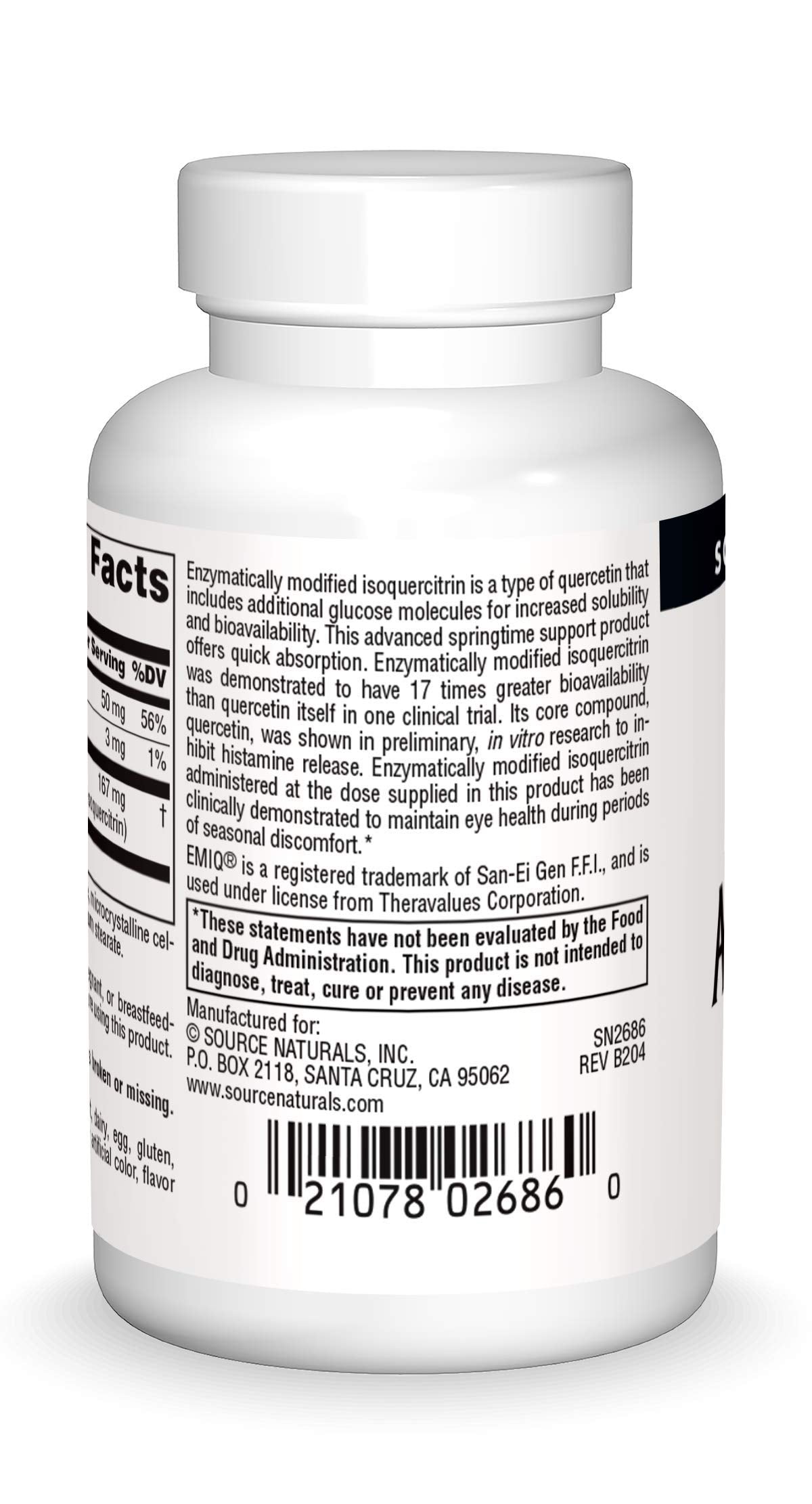 AllerStrength bottle label showing product details