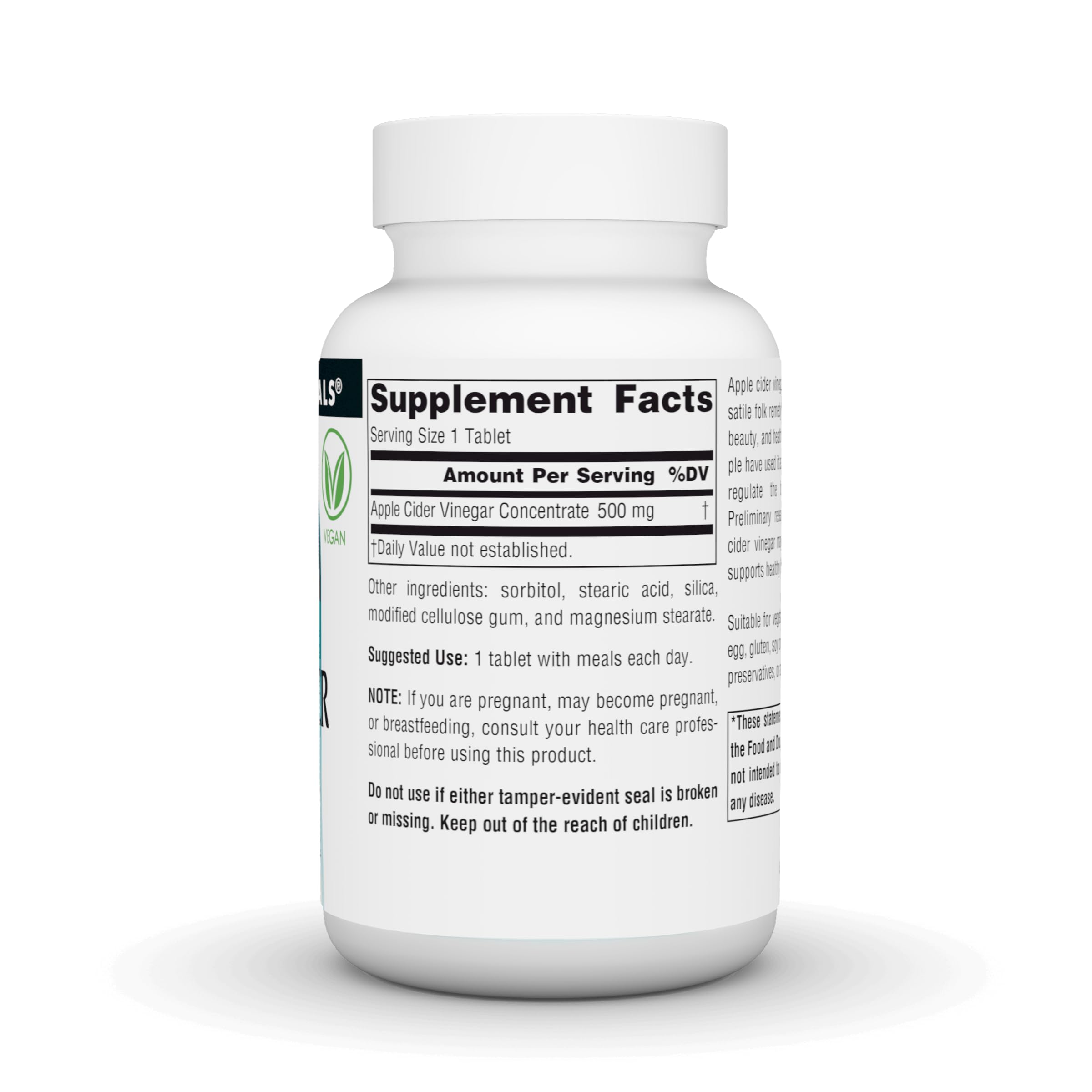 Source Naturals label detail showing dosage and cGMP quality reassurance