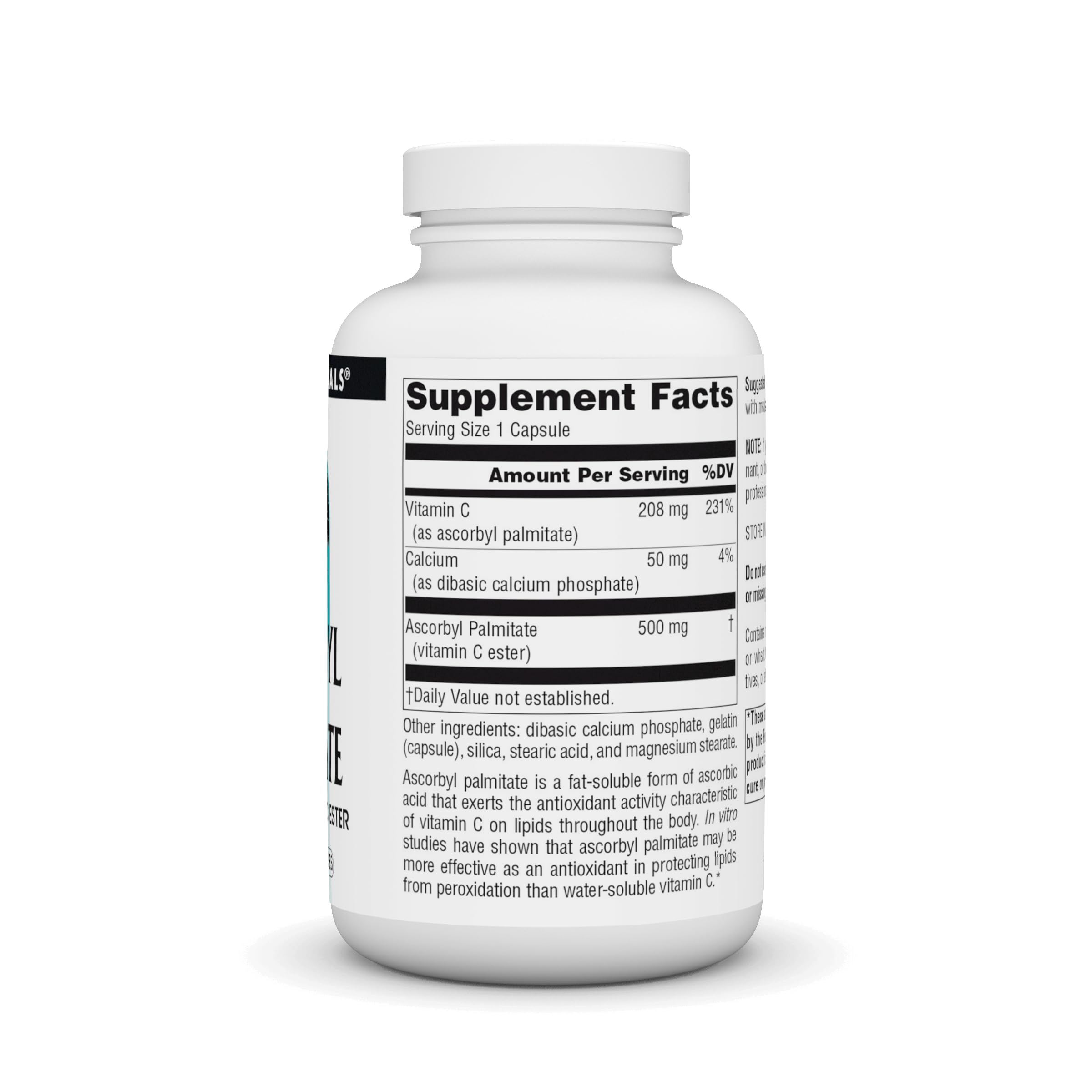 Capsules of ascorbyl palmitate 500mg