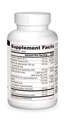 Close-up of a single 125 mg B-complex tablet