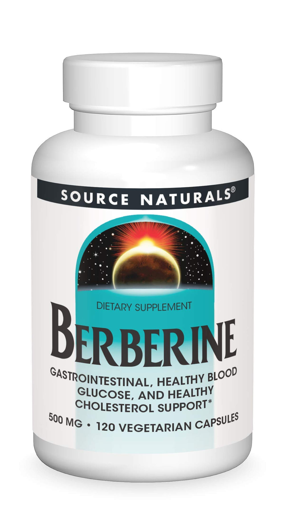Source Naturals Berberine vegetable capsule bottle label