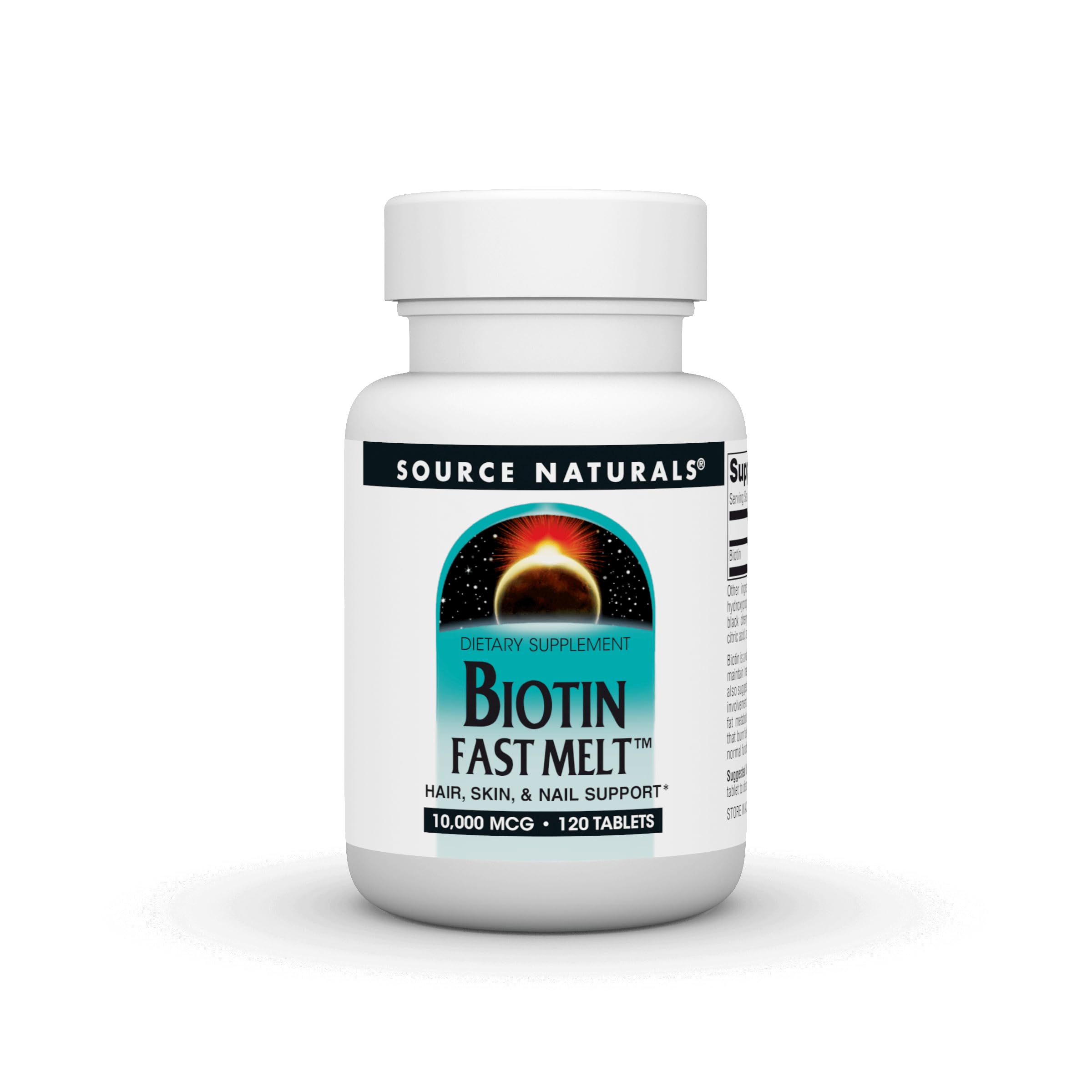 Source Naturals Biotin Fast Melt product front label