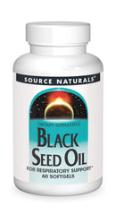 Source Naturals Black Seed Oil bottle with 60 softgels