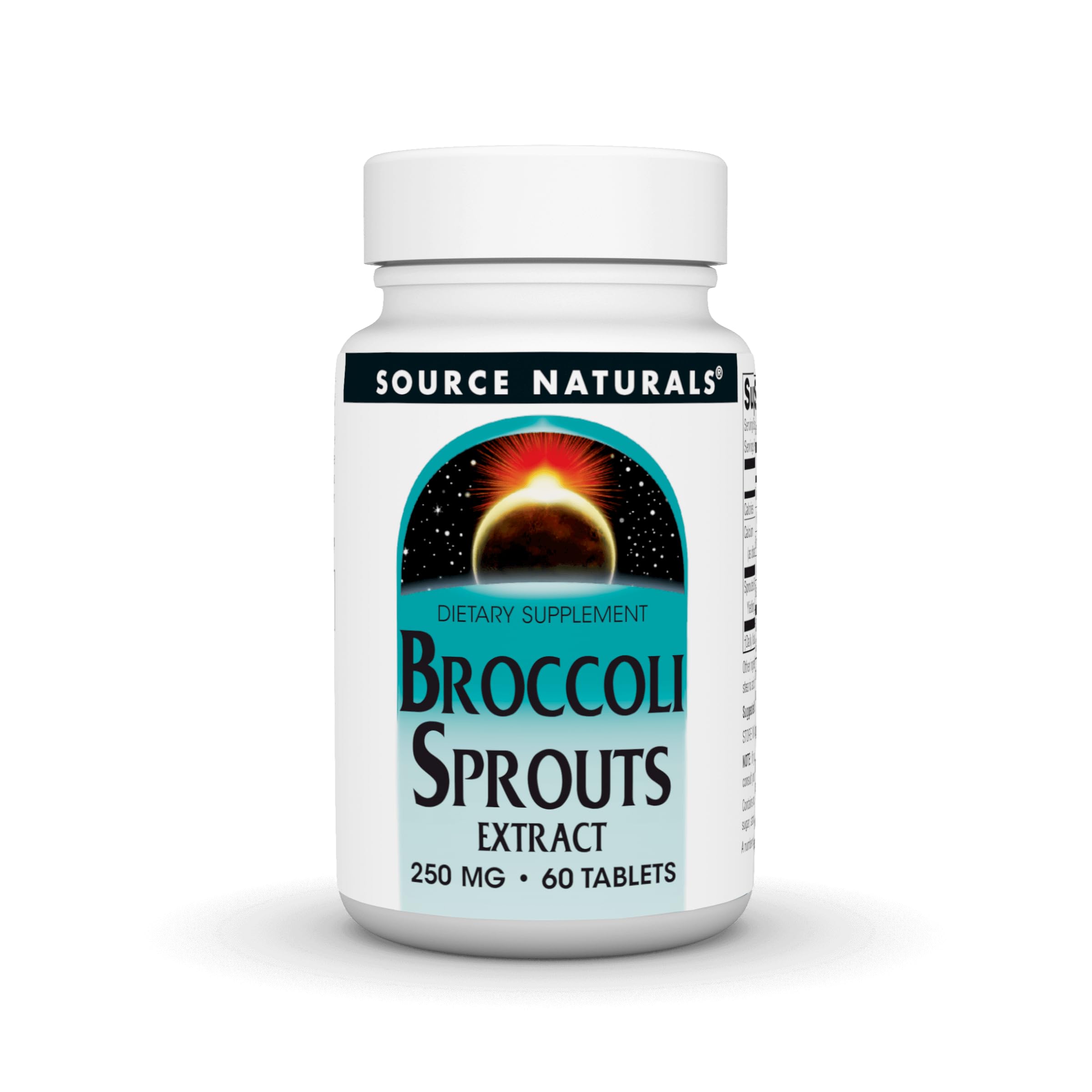 Source Naturals Broccoli Sprouts Extract bottle with 60 tablets