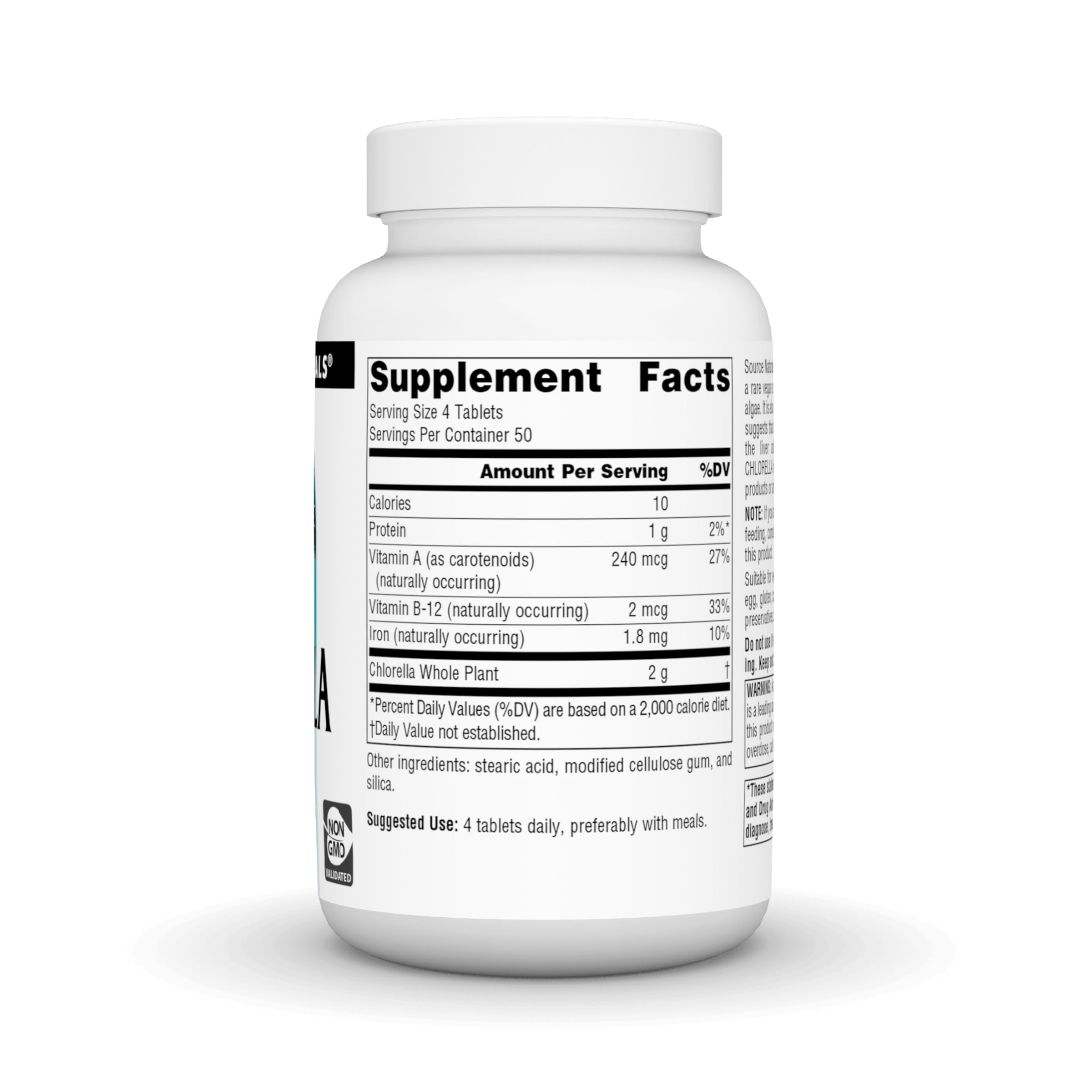 Close-up of bottle label showing 500 mg and 200 tablets